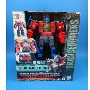 Transformers Rise of the Beasts Ultimate Beast Mode Optimus Prime Action Figure